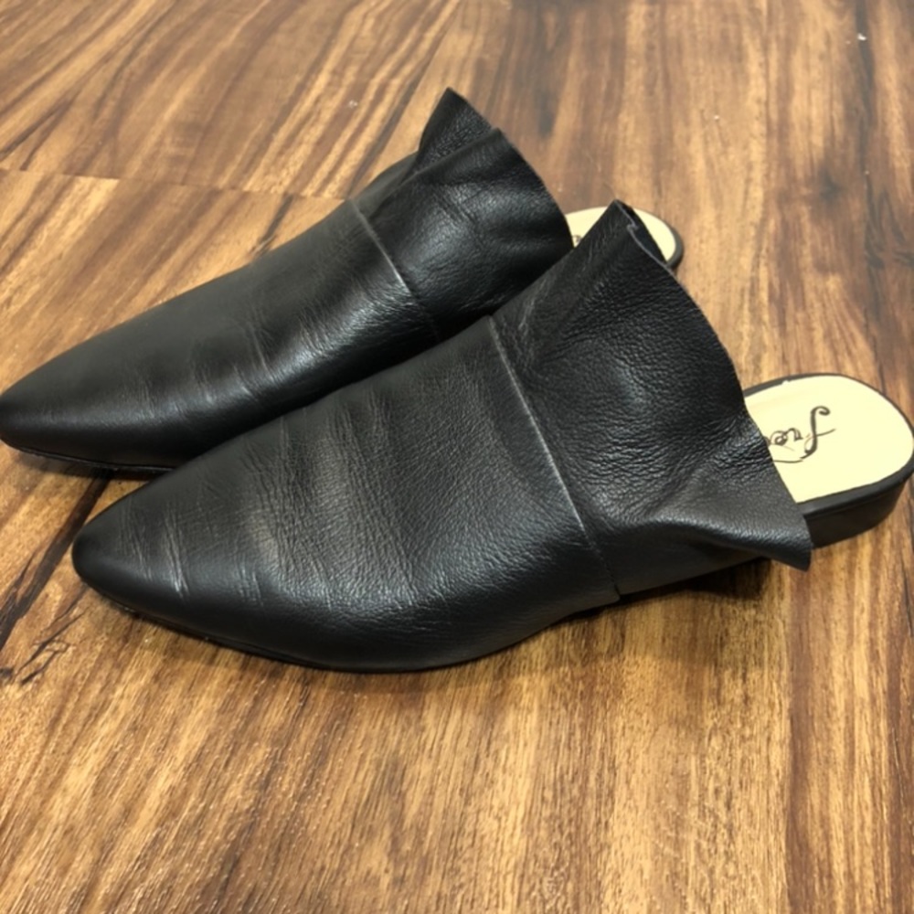 Free People Leather Mules